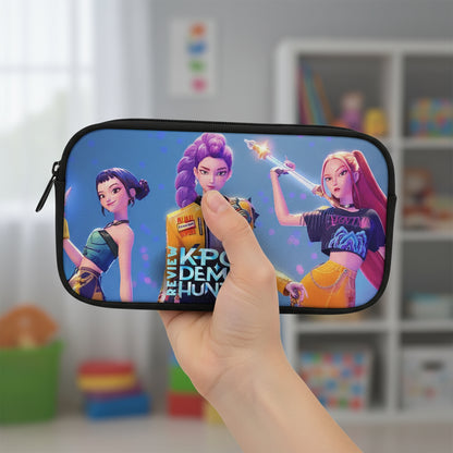 new Hunter Kpop Student Pencil Case Large Cloth Bag For Girl Office School Pen Bag Cartoon Demon Pencil Box Pen Holder Case Trikidsworld