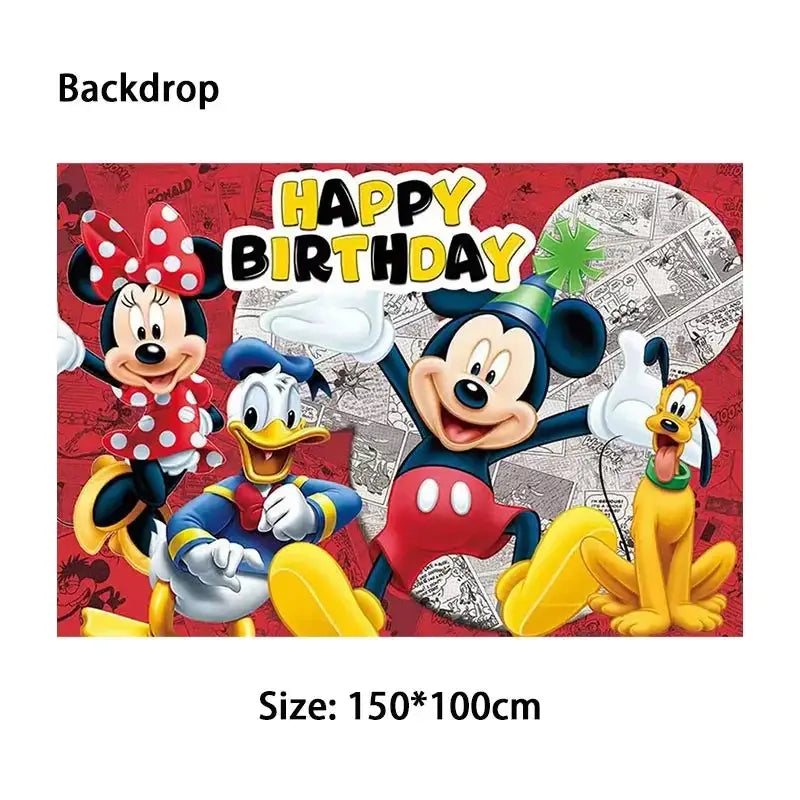Mickey Mouse Party Decoration Birthday Supplies Trikidsworld