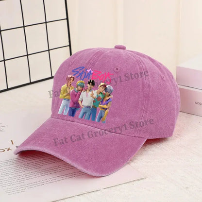 Kpop Demon Hunter Baseball Cap Women Anime Rumi Mira Zoey Sun Hat Adult New Outdoor Sport Sunbonnet Fashion Retro Headgear Gift Trikidsworld