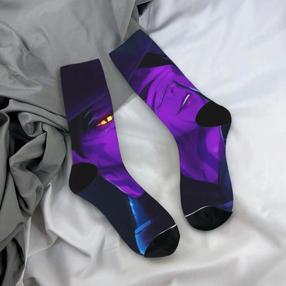Baby Saja KPop Demon Hunters Chibi Art Stockings Custom Leisure Socks Autumn Non Skid Socks Men Outdoor Sports Medium Soft Socks Trikidsworld