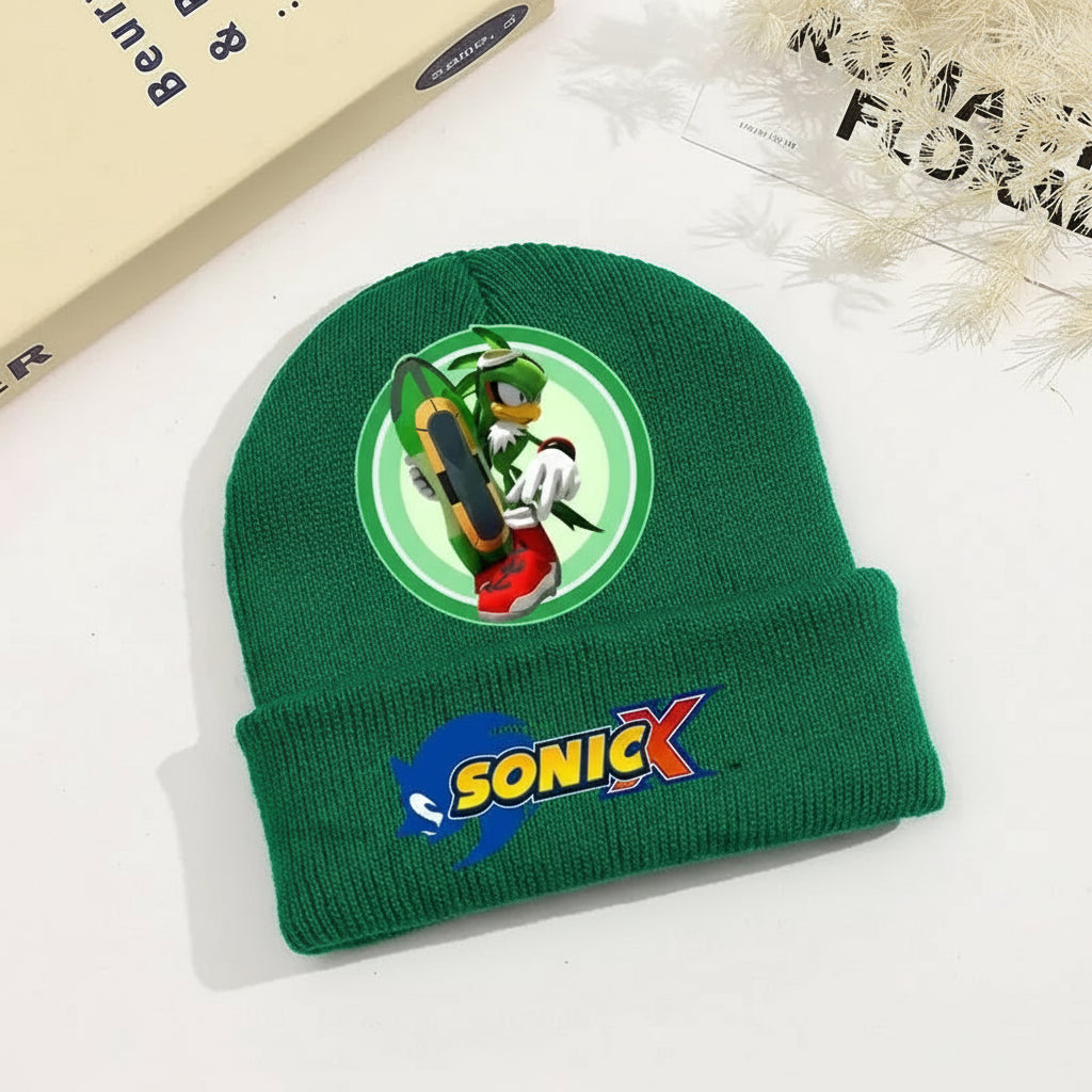 Sonics Knitted Hats Children Headgear Winter Boy Girl Cotton Warm Woolen Cap Cartoon Anime Beanie Bonnet Kids Christmas Gifts Trikidsworld