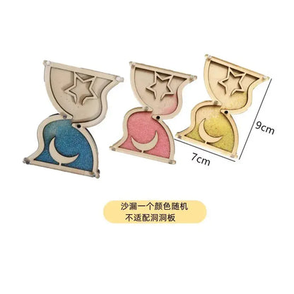 DIY Montessori  Busy Board Material Accessories Rainbow Card Water Pipe Aid Early Education Learning Skill Toy Wooden Toys Gifts Trikidsworld