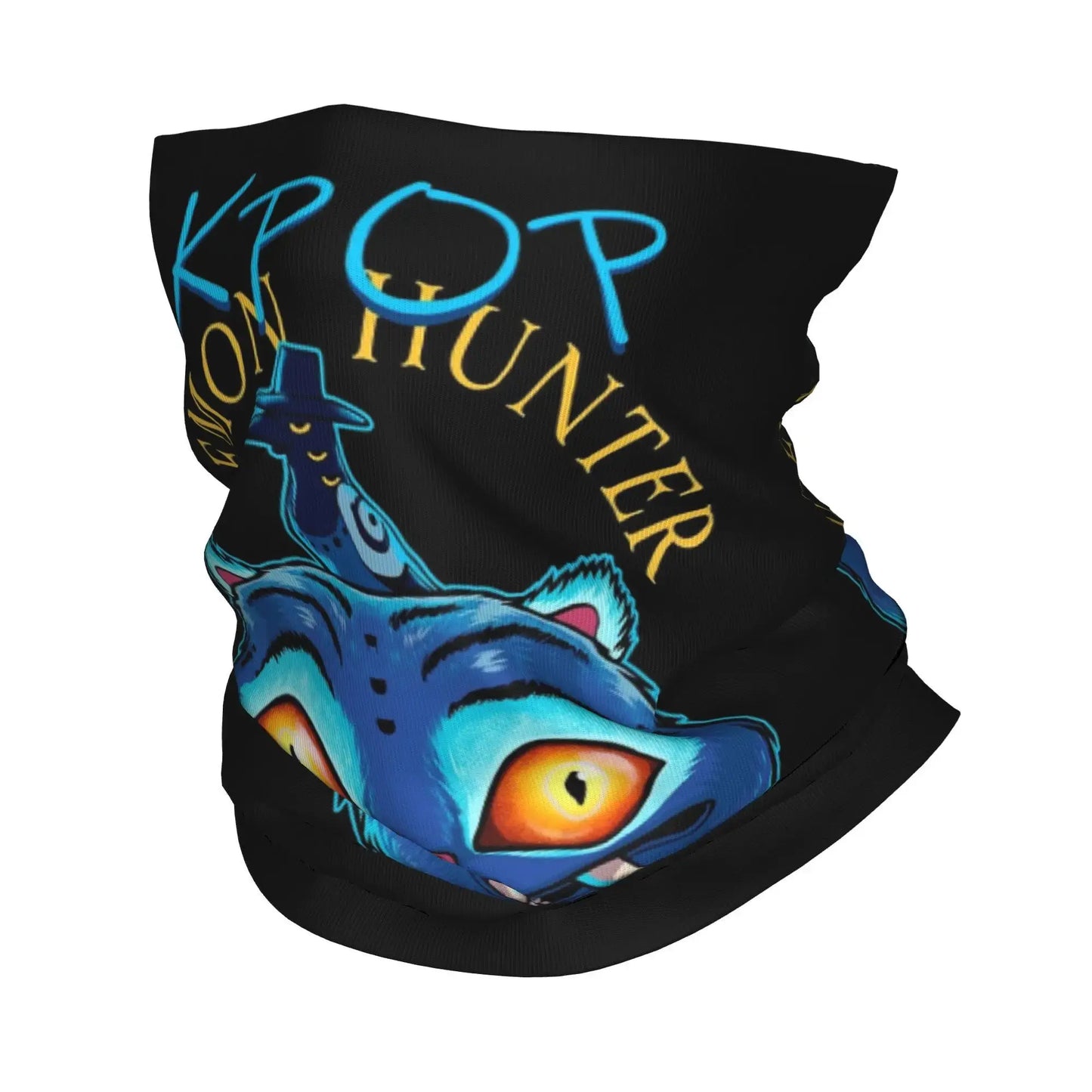 HUNTRIX KPOP Demon Hunters Anime Bandana Neck Gaiter Printed Face Scarf Multifunctional Face Mask Riding Adult Breathable Trikidsworld