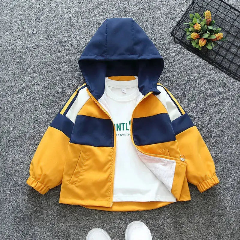 Spring Autumn Baby Boys Coat Fashion Kids Baseball Uniform Birthday Present Sports Jacket 2-7 Years Children Outerwear Clothing Trikidsworld