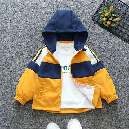 Spring Autumn Baby Boys Coat Fashion Kids Baseball Uniform Birthday Present Sports Jacket 2-7 Years Children Outerwear Clothing Trikidsworld