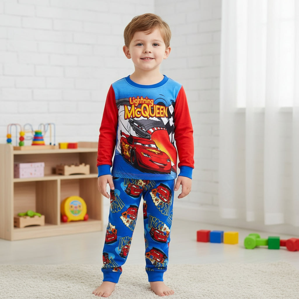 Spring Autumn Children's Mickey Clothing Sets Boys Sleepwear Clothes Kids Iron Man Pajamas Set Baby Girls Cotton Cartoon Pijamas Trikidsworld