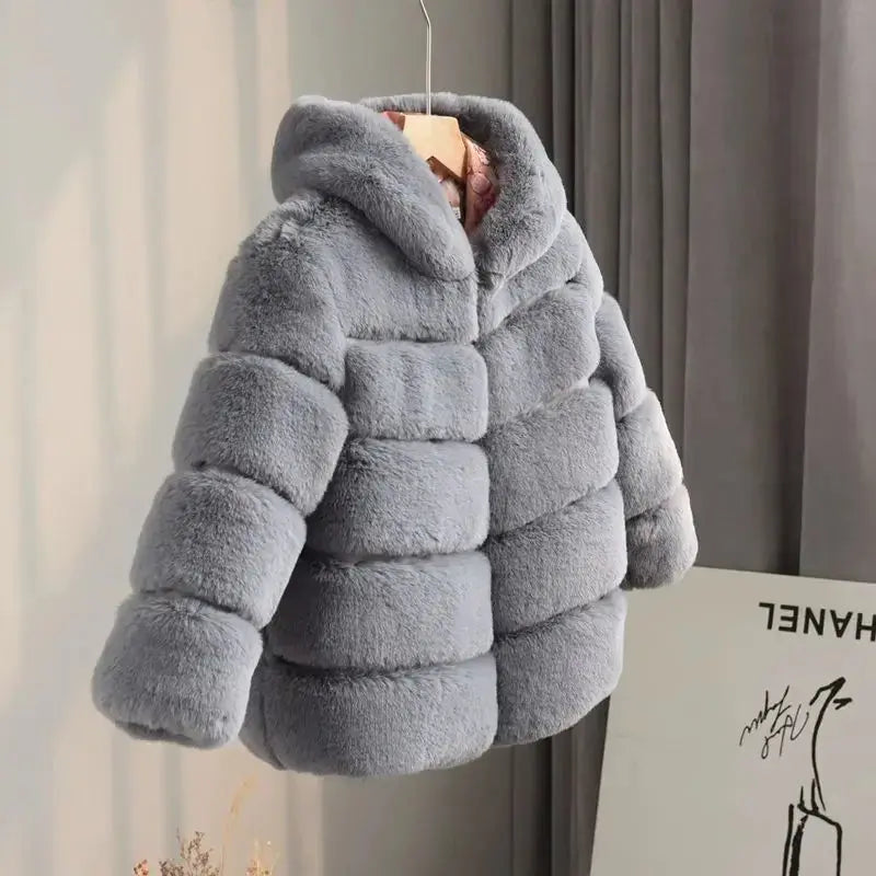 Hooded Children Clothing Thickening Winter Overcoat Solid Warm Trikidsworld