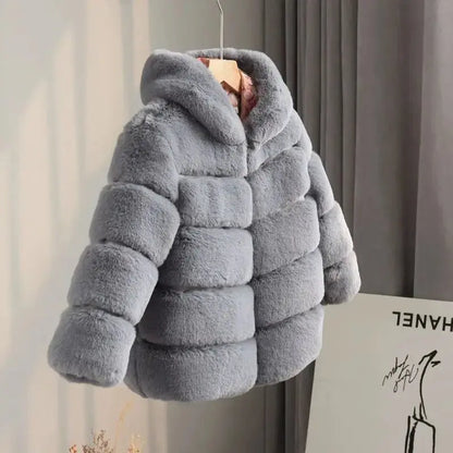 Hooded Children Clothing Thickening Winter Overcoat Solid Warm Trikidsworld