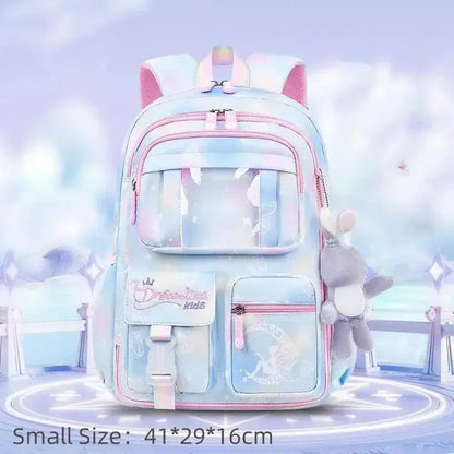 Princess Rainbow Backpack – Cute & Protective Schoolbag for Girls Trikidsworld