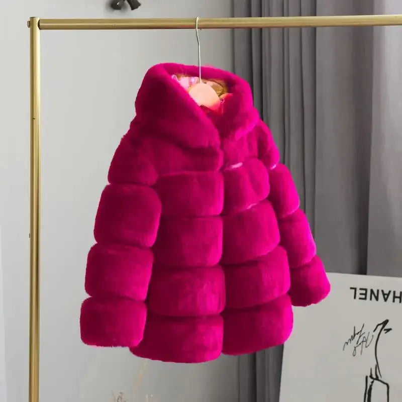 Hooded Children Clothing Thickening Winter Overcoat Solid Warm Trikidsworld