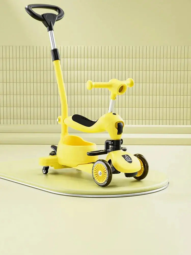 Wheel -3 Foldable Kids' Scooter – Musical, Portable, Multimode Ride Trikidsworld