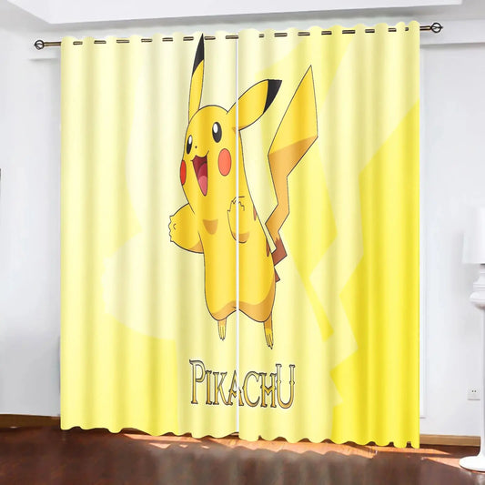 Pokémon Curtains – Home Decor for Room Trikidsworld