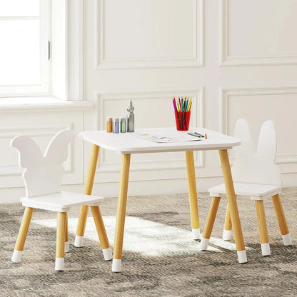 Kids Wood Table and Chair Set Trikidsworld