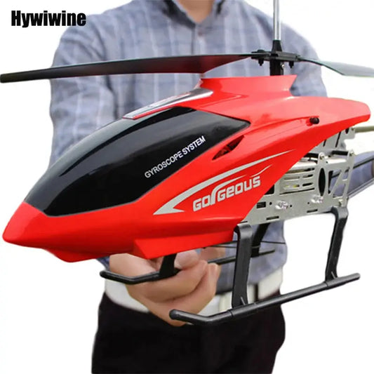 Rc Helicopter With Remote Control Extra Durable Big Plane Toy For Kids Drone Model Outdoor 3.5CH 80cm Aircraft Large Helicoptero Trikidsworld