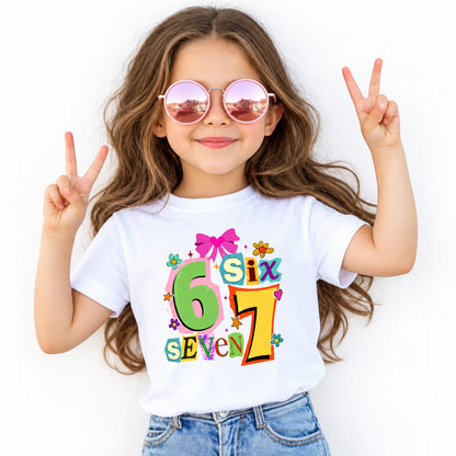 SIX SEVEN Kids T-Shirt – Graphic Unisex Cotton Blend Tee