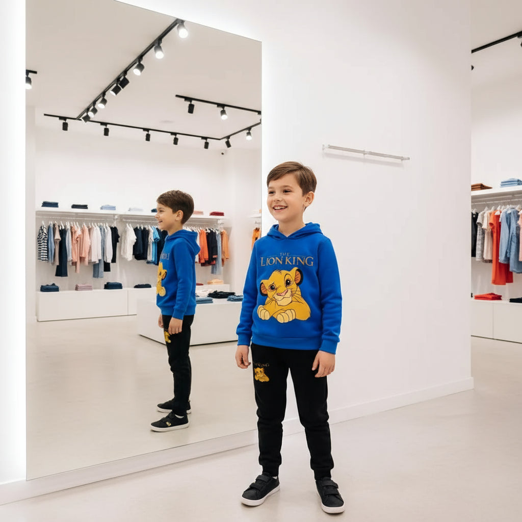 Children's The Lion Tracksuit Set, Hoodies, Top and Pants, Sportswear, Clothing for Boys and Girls, Clothing for Kids, 2 Pieces Trikidsworld