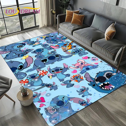 Cute Stitch 3D Non-slip Carpet for Kids | Disney Room Decor Trikidsworld