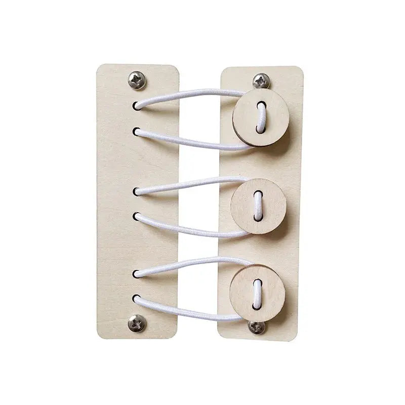 Busy Board Accessories DIY Toy Part Wooden Toys Metal Locks Leather Buckle Montessori Educational Games Intellectual Development Trikidsworld