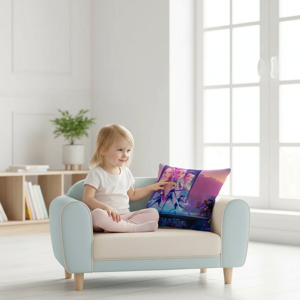 cushion cover Rectangle Pillow Case Demon KPop Printing Bedside Sofa Hunters Room Home Decoration Pillowcase Trikidsworld