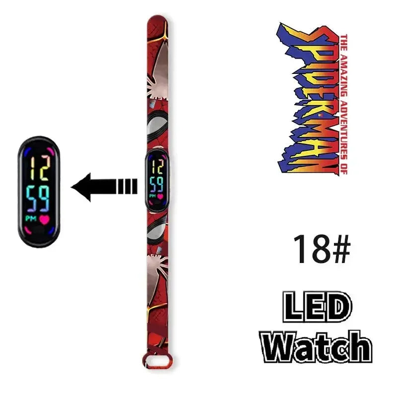 Watch Kids LED Cartoon Bracelet Wristwatch Trikidsworld