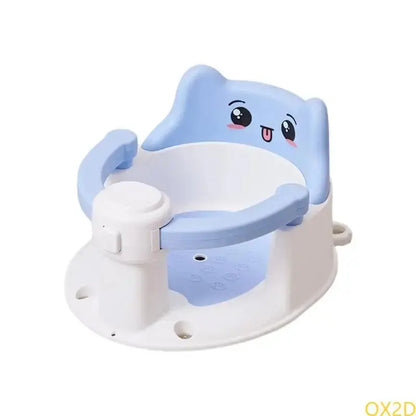 Infant Bathtub Baby Bath for Baby 6-15Months Provides Backrest Support Easy to Remove with Suction Cups Trikidsworld