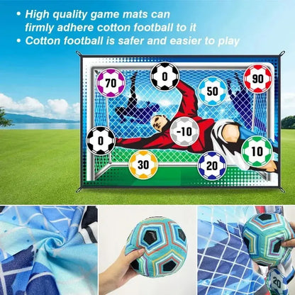 Soccer Game Mat Set Outdoor Indoor Soccer Toys Multiplayer Competitive Soccer Games Children Football Training Boy Gifts Trikidsworld