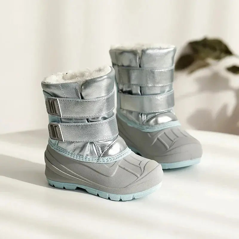 Kids Snow Boots  Unicorn Waterproof Slip Resistant Cold Weather Shoes Boy Girls Rubber Boots Winter Fashion Hiking Sneakers Trikidsworld