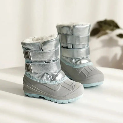 Kids Snow Boots  Unicorn Waterproof Slip Resistant Cold Weather Shoes Boy Girls Rubber Boots Winter Fashion Hiking Sneakers Trikidsworld