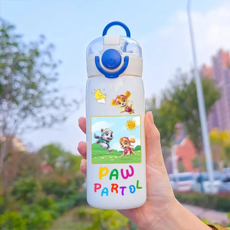 PAW Patrol 400ML Straw Water Bottle – Portable & Leakproof Trikidsworld