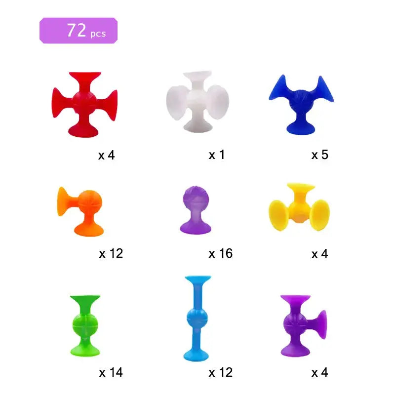 Suction Cup Building Blocks Trikidsworld