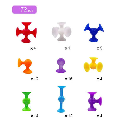 Suction Cup Building Blocks Trikidsworld