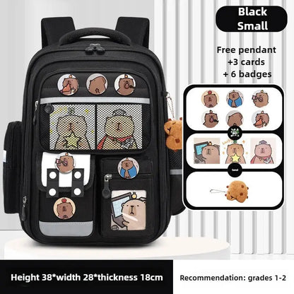 Capybara Children School Bags for Kids Backpack Orthopedic and Waterproof Trikidsworld