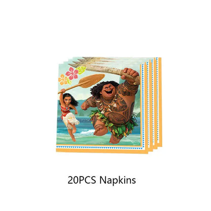 Moana Birthday Party Decoration Cartoon Trikidsworld