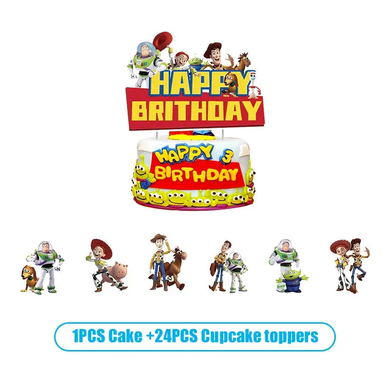 Toy Story Buzz Lightyear Birthday Decorations Trikidsworld