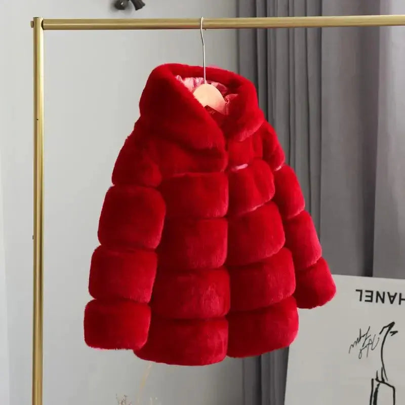 Hooded Children Clothing Thickening Winter Overcoat Solid Warm Trikidsworld