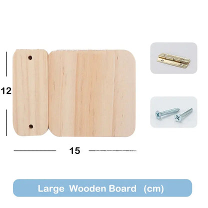 Busy Board Accessories DIY Toy Part Wooden Toys Metal Locks Leather Buckle Montessori Educational Games Intellectual Development Trikidsworld