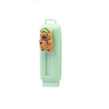 1/4pcs Capybara Erasers Set Cartoon Design 4B Eraser Retractable for Drawing Exams Kids Students Back to School Stationery A3013 Trikidsworld