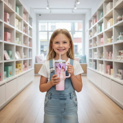 K-pop Demon Hunters Thermos Cup Kids Anime Rumi Mira Zoey Unisex Vacuum Cup Water Bottle Office Coffee Mug Gift for Boys Girls Trikidsworld