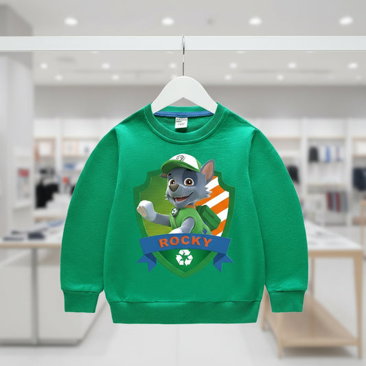 Paw Patrol Print Kids Sweatshirts Cartoon Children Hoodies Funny Autumn Spring Baby Pullover Outwear Tops Girls Boys Clothes Trikidsworld