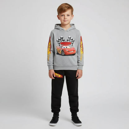 Disney Lightning McQueen Children's Hoodie And Pants Set - Warm Autumn Sports Outfit for Boys/Girls Perfect Back to School Gift Trikidsworld