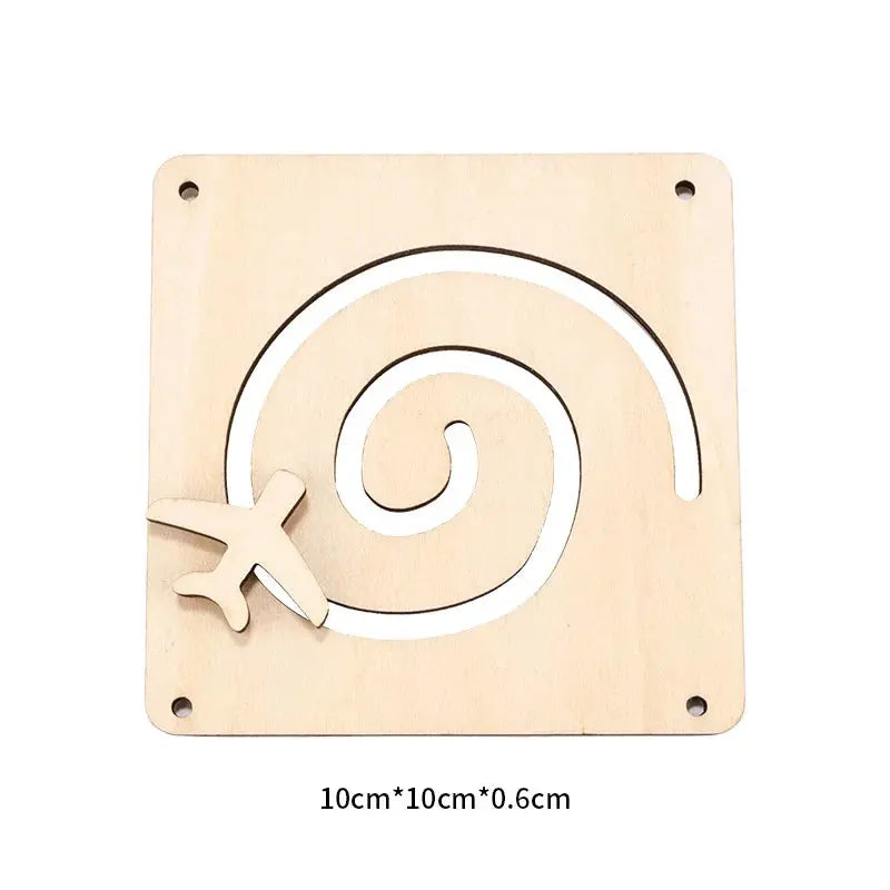 Busy Board Accessories DIY Toy Part Wooden Toys Metal Locks Leather Buckle Montessori Educational Games Intellectual Development Trikidsworld