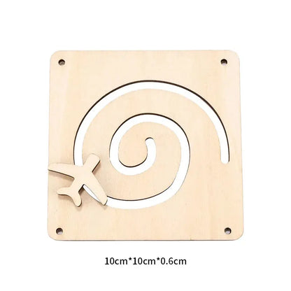 Busy Board Accessories DIY Toy Part Wooden Toys Metal Locks Leather Buckle Montessori Educational Games Intellectual Development Trikidsworld