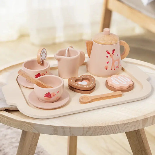 Afternoon Tea Set Wooden Toy Trikidsworld