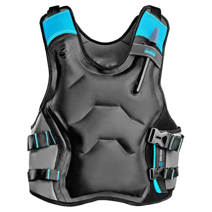 power breath Palawan Inflatable  Vest Jacket Adults. Scuba Diving Snorkeling Dry Snorkel Two-way breathing Swimming Trikidsworld