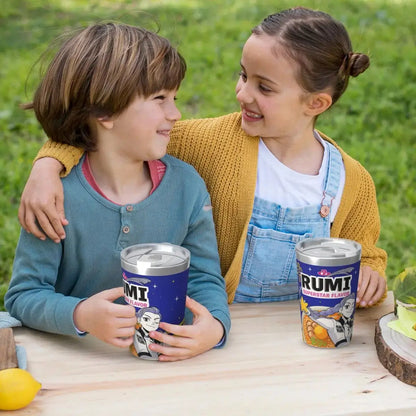 Kid's Kpop Demon Hunters Ramen Rumi Mugs Tumbler 12oz Stainless Steel Double Wall Vacuum Insulated Mug Cups With Straw Trikidsworld