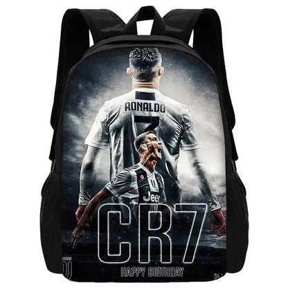 Football CR7 Child School Backpack With Shoulder Ronaldo Bags Trikidsworld