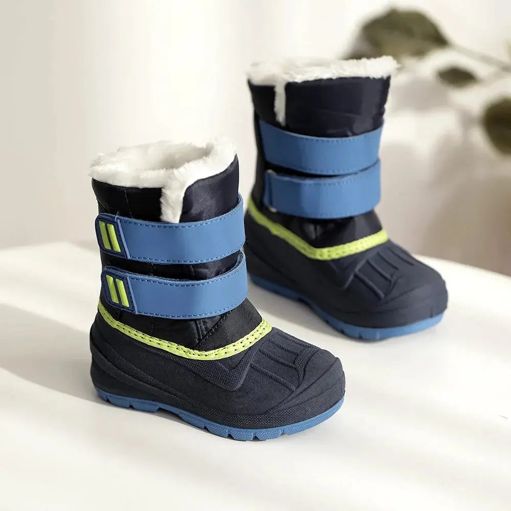 Kids Snow Boots  Unicorn Waterproof Slip Resistant Cold Weather Shoes Boy Girls Rubber Boots Winter Fashion Hiking Sneakers Trikidsworld