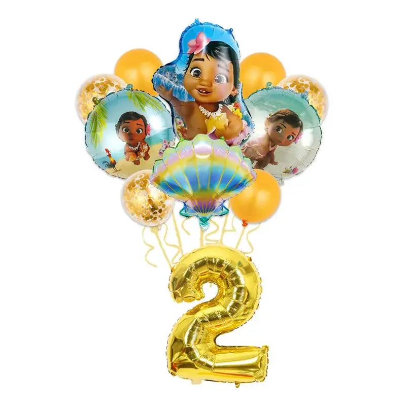 Moana Birthday Party Decoration Cartoon Trikidsworld