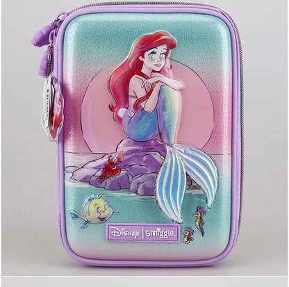 Genuine Disney Smiggle Mermaid School Bag Pencil Case Notebook Y2k Stationery Set Student Lunch Bag Backpack Girl Birthday Gift Trikidsworld