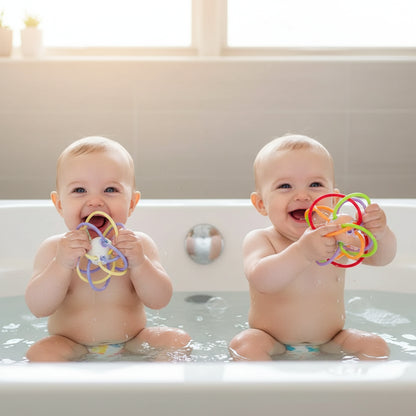 Manhattan square golfer grips teether grinding ball educational toy ball Trikidsworld